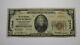 $20 1929 Vermillion South Dakota Sd National Currency Bank Note Bill Ch. #13346
