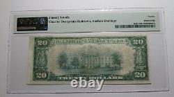 $20 1929 Watervliet New York NY National Currency Bank Note Bill #1265 VF20 PMG