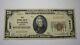 $20 1929 Watkins New York Ny National Currency Bank Note Bill Ch. #9977 Xf