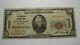 $20 1929 Waukegan Illinois Il National Currency Bank Note Bill Ch. #10355 Fine