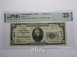 $20 1929 Waxahachie Texas TX National Currency Bank Note Bill Ch. #13516 VF25