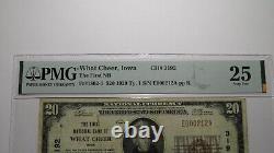 $20 1929 What Cheer Iowa IA National Currency Bank Note Bill Ch. #3192 VF25 PMG