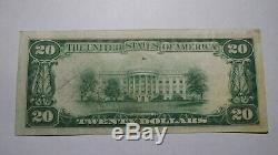 $20 1929 Winona Minnesota MN National Currency Bank Note Bill Ch. #3224 FINE
