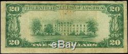 $20 Detroit Michigan First National Bank 1929#10527national Currency