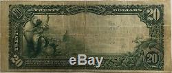 $20 Series of 1902 Harrisonburg VA, National Currency Bank Note Bill