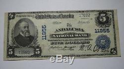 $5 1902 Andalusia Alabama AL National Currency Bank Note Bill Ch. #11955 VF