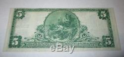 $5 1902 Annville Pennsylvania PA National Currency Bank Note Bill! Ch. #2384 VF+
