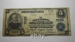 $5 1902 Bayside New York NY National Currency Bank Note Bill! Ch. #7939 RARE
