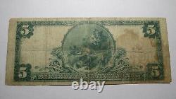 $5 1902 Bayside New York NY National Currency Bank Note Bill! Ch. #7939 RARE