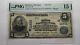 $5 1902 Blissfield Michigan Mi National Currency Bank Note Bill #11813 Pmg F15