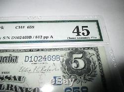 $5 1902 Brooklyn New York NY National Currency Bank Note Bill #658 Choice XF