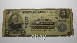 $5 1902 Callicoon New York NY National Currency Bank Note Bill! Ch #9427 RARE