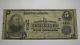 $5 1902 Catasauqua Pennsylvania Pa National Currency Bank Note Bill! #1411 Fine