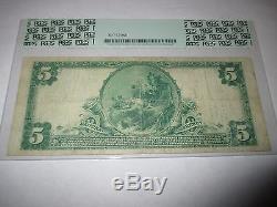 $5 1902 Cohoes New York NY National Currency Bank Note Bill #1347 PCGS Fine