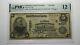 $5 1902 Columbia South Carolina National Currency Bank Note Bill #9687 Pmg F12