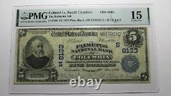 $5 1902 Columbia South Carolina SC National Currency Bank Note Bill #8133 PMG