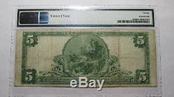 $5 1902 Eldora Iowa IA National Currency Bank Note Bill Ch. #9233 VF! PMG Graded