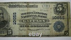 $5 1902 Gaffney South Carolina SC National Currency Bank Note Bill Ch. #10655