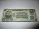 $5 1902 Greensboro North Carolina Nc National Currency Bank Note Bill! Ch #1459