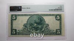 $5 1902 Hicksville New York NY National Currency Bank Note Bill #11087 VF30 PMG