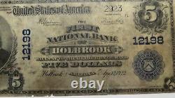 $5 1902 Holbrook Arizona AZ National Currency Bank Note Bill Ch. #12198 PMG F12