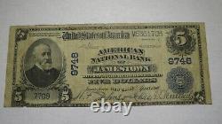 $5 1902 Jamestown New York NY National Currency Bank Note Bill! Ch. #9748 FINE