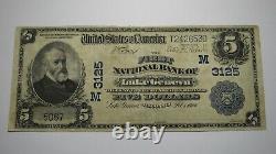 $5 1902 Lake Geneva Wisconsin WI National Currency Bank Note Bill Ch. #3125 RARE