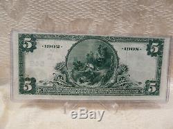 $5 1902 National Currency Corn Exchange National Bank Philadelphia Pa #542