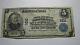 $5 1902 Newburyport Massachusetts Ma National Currency Bank Note Bill! Ch. #1011