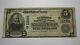$5 1902 Newport News Virginia Va National Currency Bank Note Bill! Ch. #11028