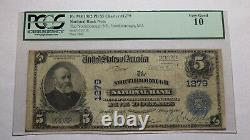 $5 1902 Northborough Massachusetts MA National Currency Bank Note Bill 1279 PCGS