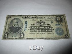 $5 1902 Pomona California CA National Currency Bank Note Bill! Ch #3518 FINE