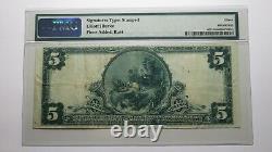 $5 1902 Redwood Falls Minnesota MN. National Currency Bank Note Bill 5826 PMG F15