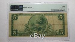 $5 1902 Spring Mills Pennsylvania PA National Currency Bank Note Bill #11213 PMG