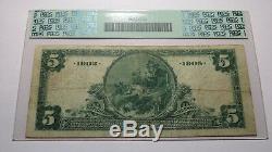 $5 1902 Tyrone Pennsylvania PA National Currency Bank Note Bill Ch. #6499 PCGS