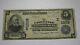 $5 1902 Utica City New York Ny National Currency Bank Note Bill! Ch. #1308 Fine