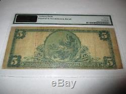 $5 1902 Vallejo California CA National Currency Bank Note Bill #9573 PMG FINE