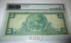 $5 1902 Woodbury New Jersey NJ National Currency Bank Note Bill #3716 VF PMG