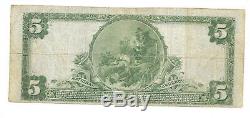 $5. 1922 YOUNGSTOWN OHIO National Currency Bank Note Bill Ch. #3 Large Format