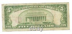 $5. 1929 AUSTIN, MINNESOTA National Currency Bank Note Bill Ch. #1690