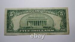 $5 1929 Albuquerque New Mexico NM National Currency Bank Note Bill #12485 VF+
