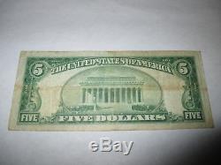 $5 1929 Anadarko Oklahoma OK National Currency Bank Note Bill Ch. #5905 VF