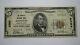 $5 1929 Annville Pennsylvania Pa National Currency Bank Note Bill Ch. #2384 Vf+