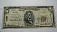 $5 1929 Attleboro Massachusetts Ma National Currency Bank Note Bill Ch #2232 Vf