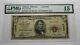 $5 1929 Auburn Alabama Al National Currency Bank Note Bill Ch. #12455 Fine Pmg