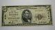 $5 1929 Belleville Illinois Il National Currency Bank Note Bill! Ch. #2154 Fine