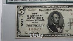 $5 1929 Benton Harbor Michigan MI National Currency Bank Note Bill #10529 XF40