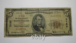 $5 1929 Birmingham Alabama AL National Currency Bank Note Bill Ch. #3185 RARE