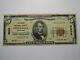 $5 1929 Chickasha Oklahoma Ok National Currency Bank Note Bill #9938 Very Fine