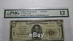 $5 1929 Colfax Washington WA National Currency Bank Note Bill #10511 FINE PMG